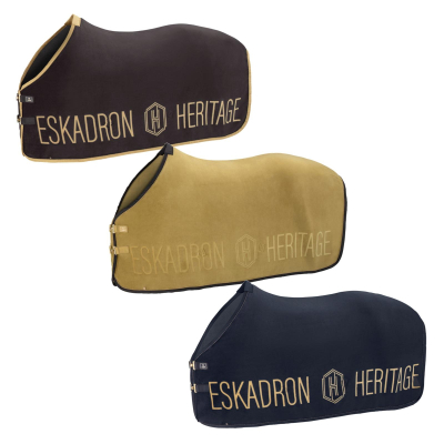 Eskadron Heritage Abschwitzdecke " FLEECE " mit Lurex-Biese auf Glossy-Einfassung