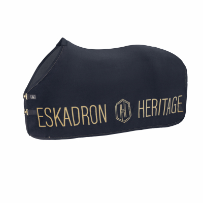 Preview: Eskadron Heritage Abschwitzdecke " FLEECE " mit Lurex-Biese auf Glossy-Einfassung