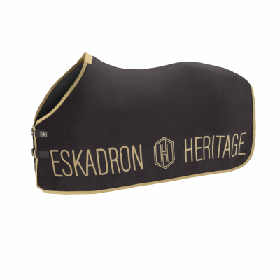 Preview: Eskadron Heritage Abschwitzdecke " FLEECE " mit Lurex-Biese auf Glossy-Einfassung