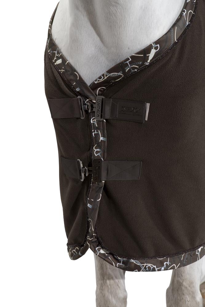 Preview: Eskadron Platinum Abschwitzdecke " FLEECE ", havanabrown, 135cm, M