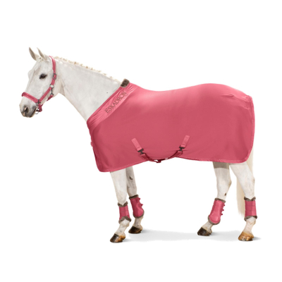 Eskadron Abschwitzdecke " JERSEY CRYSTAL " mit Glossy - Kragenapplikation