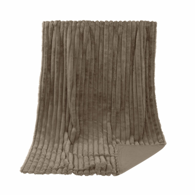 Eskadron Platinum Sofadecke, Couchdecke " COSY " , smoky taupe