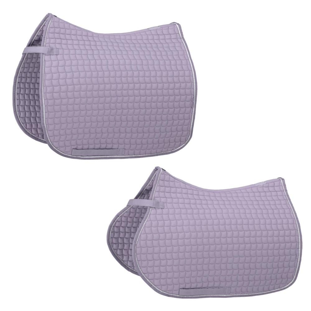 Preview: Eskadron Classic Sports Schabracke " COTTON " , fossil, silk purple, soft peach