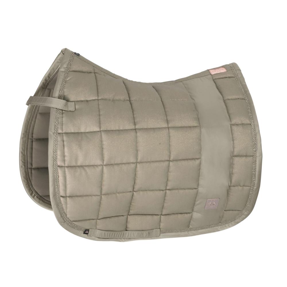 Preview: Eskadron HERITAGE Schabracke BIG SQUARE Cotton " GLITTER ", deepberry, black, ivorygrey