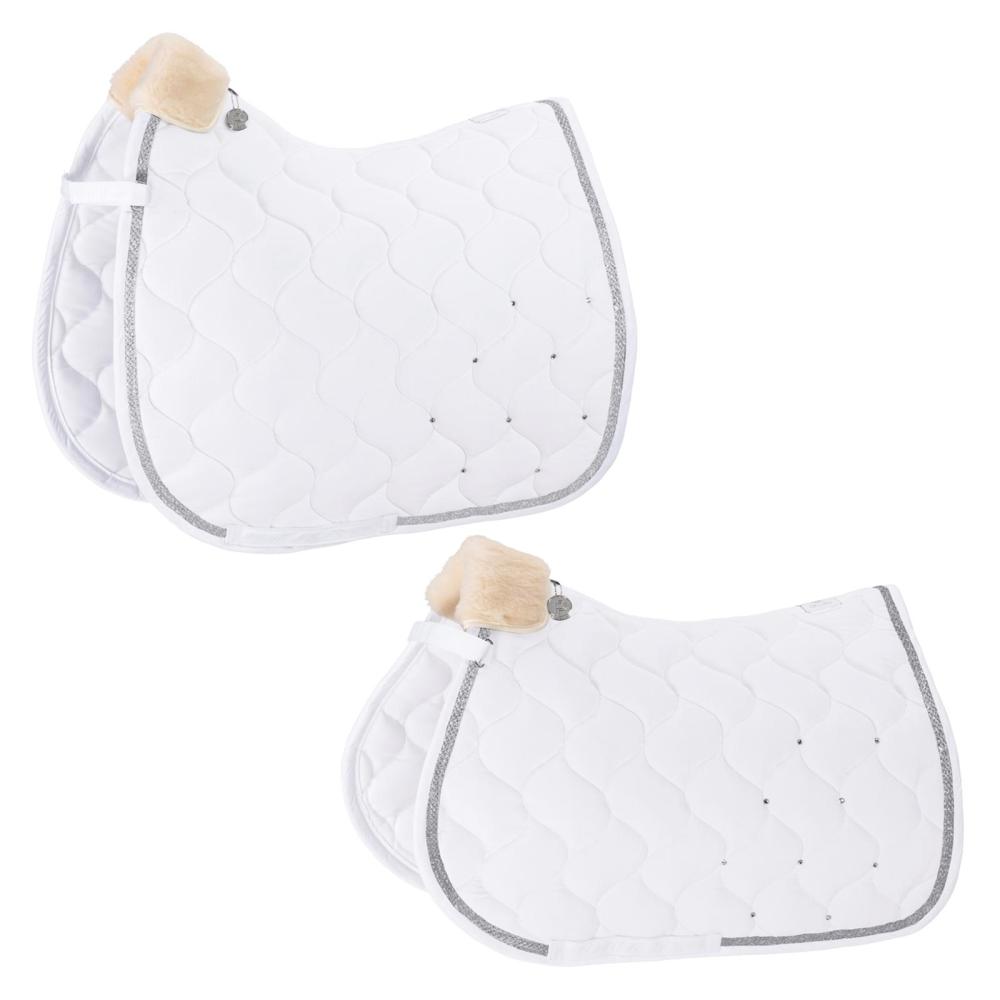 Eskadron Platinum Pure Saddle Cloth " VELVET CRYSTAL "