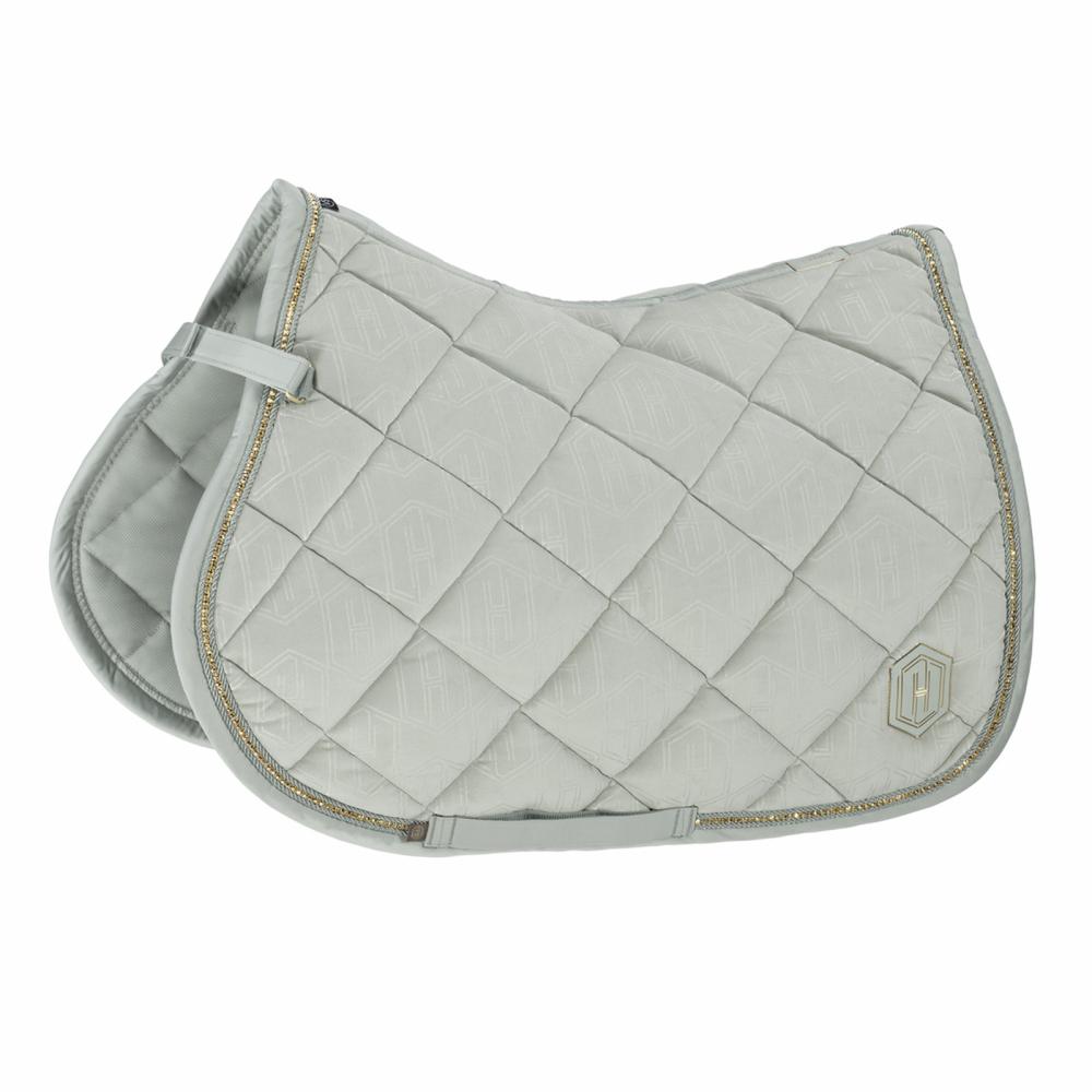 Eskadron HERITAGE Schabracke " VELVET CRYSTAL ", antique green, plaza taupe, navy