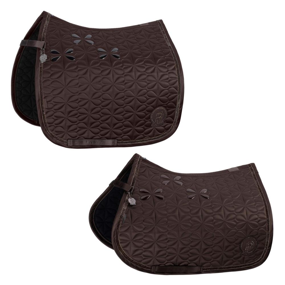 Eskadron Platinum Schabracke " MATTGLOSS BOW " mit schimmerndes Samt-Tape