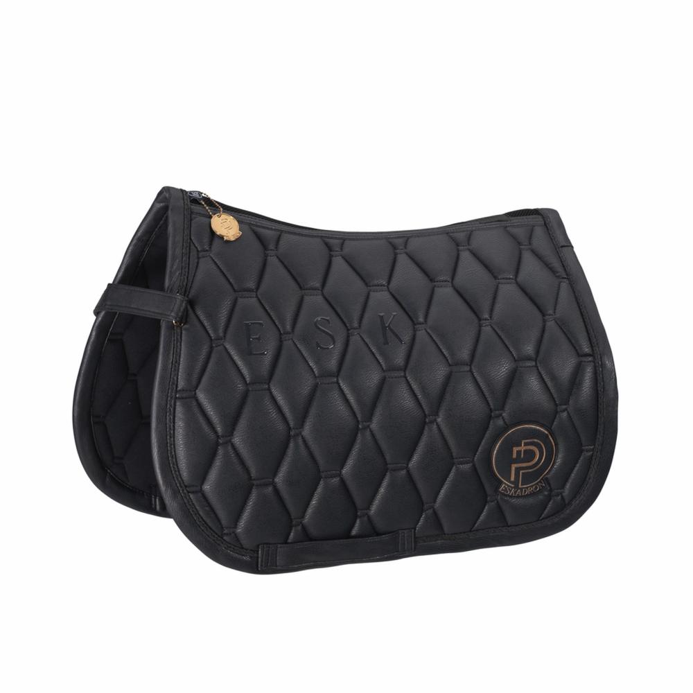 Preview: Eskadron Platinum Schabracke " METALLIC FAUX LEATHER ", SHETTY