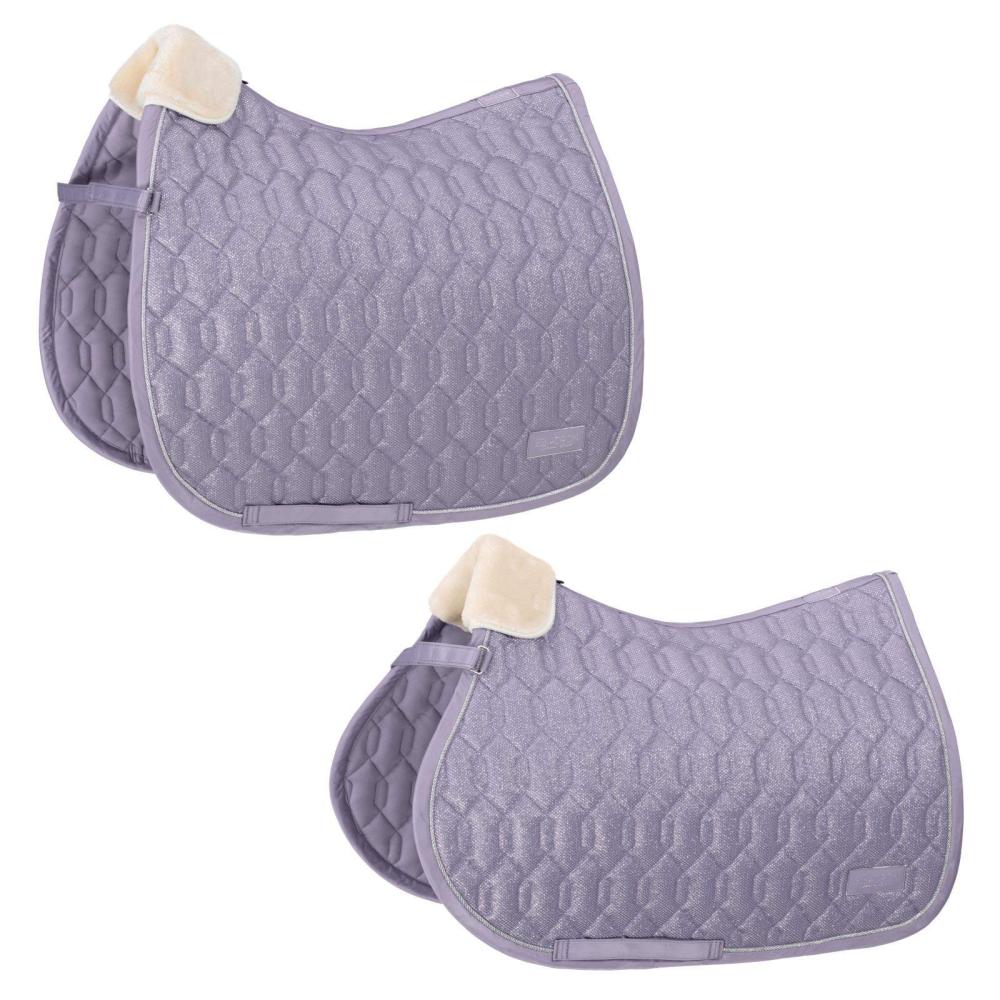 Preview: Eskadron Schabracke " GLITTER MESH " stabile Steppung und Lurex - Kordel