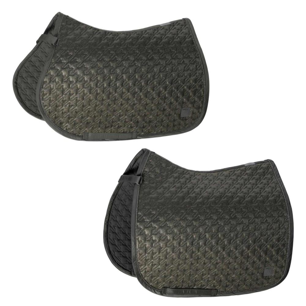 Preview: Eskadron ESSENCE Schabracke " GLITTER - MESH " darkolive, black, doveblue