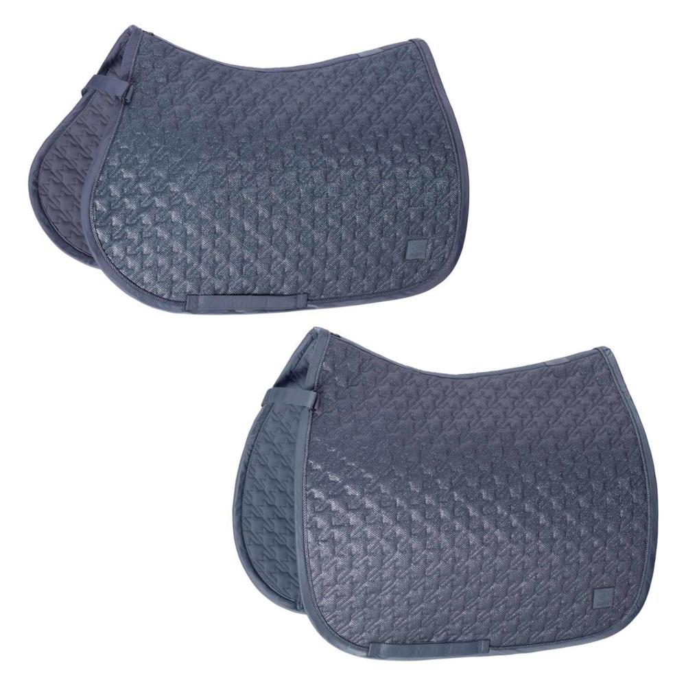 Preview: Eskadron ESSENCE Schabracke " GLITTER - MESH " darkolive, black, doveblue