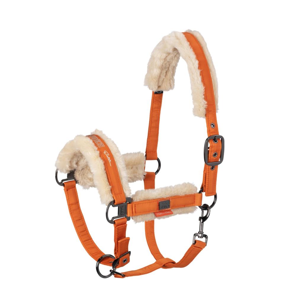 Eskadron Headcollar Platinum GLOSSY FAUX FUR -limited edition-