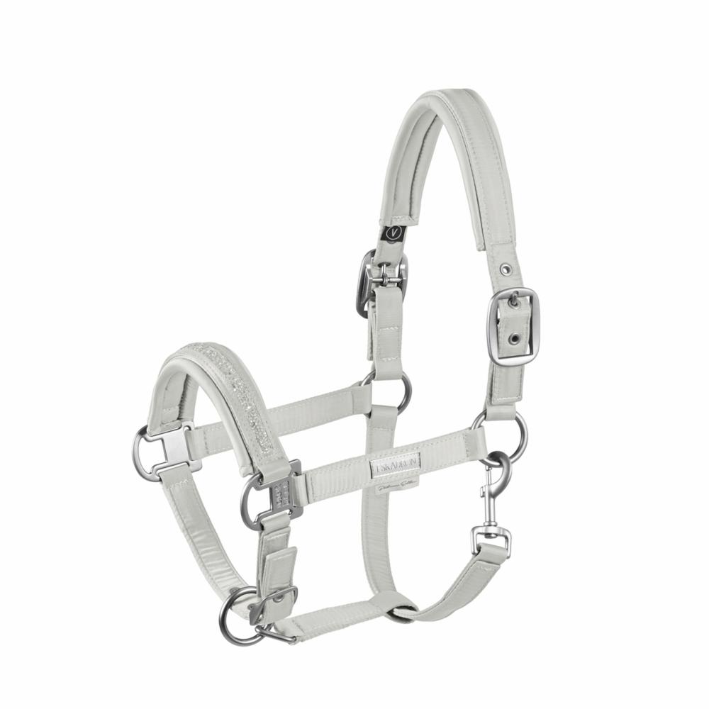Eskadron Platinum Headcollar " DOUBLEPIN CRSYTAL "