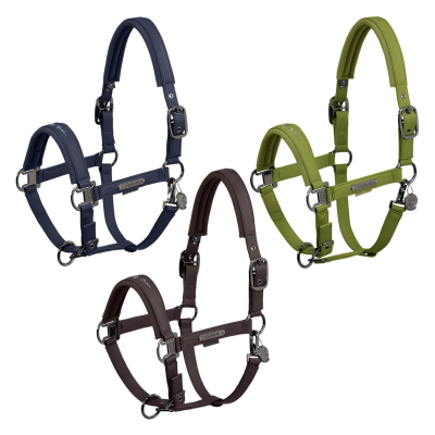 Eskadron Platinum Headcollar " DOUBLEPIN FAUX LEATHER "