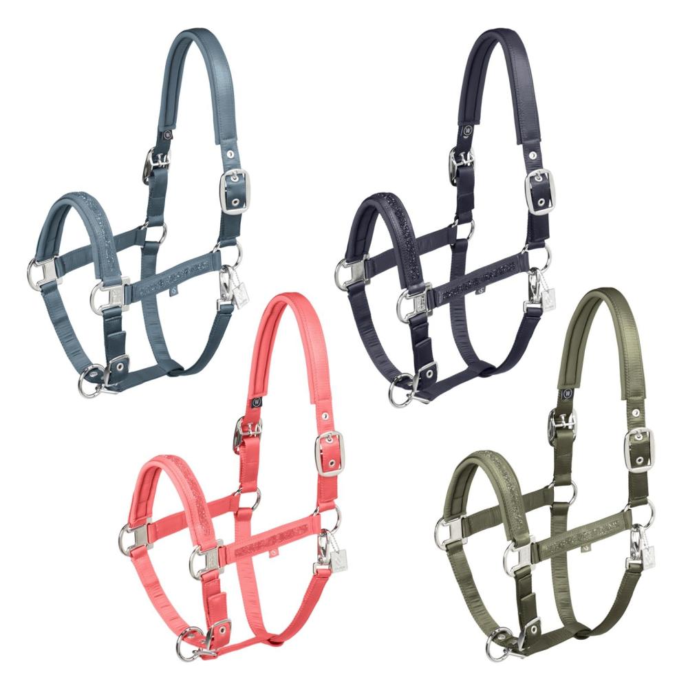 Eskadron Classic Sports Headcollar " MATTGLOSS JEWEL DOUBLE PIN "