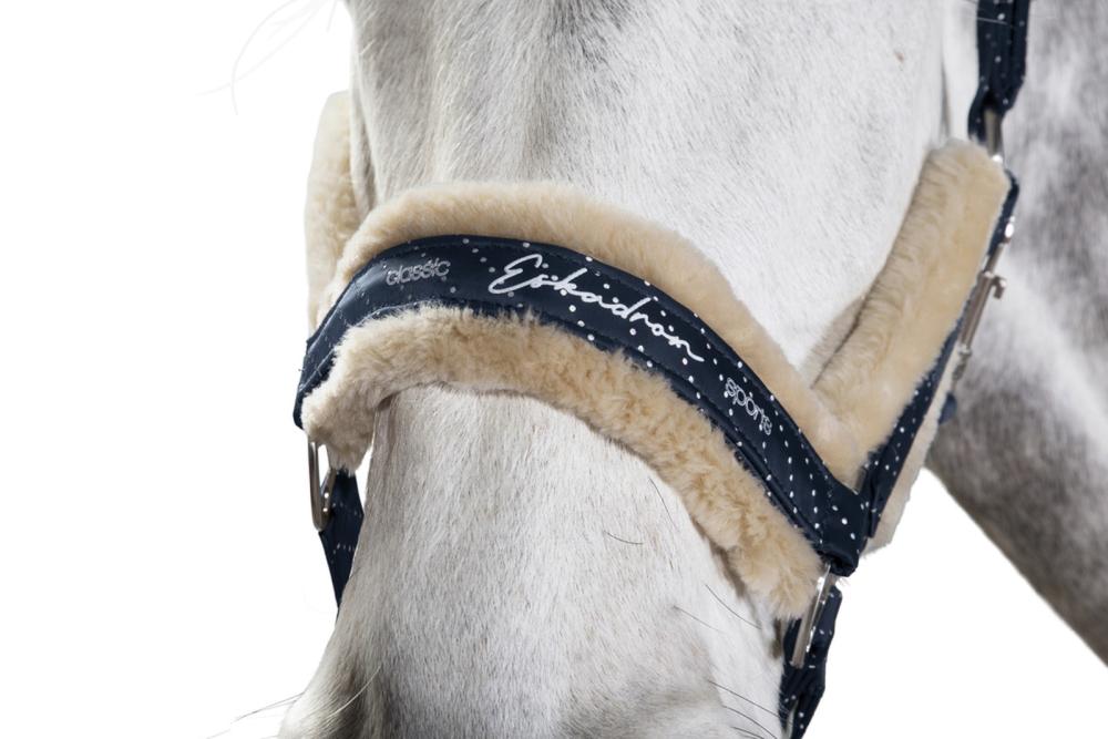 Eskadron Halfter Double Pin  FAUXFUR    " Classic Sports  "