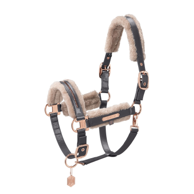 Eskadron HERITAGE Headcoller " GLAMSLATE FAUXFUR DOUBLE PIN "