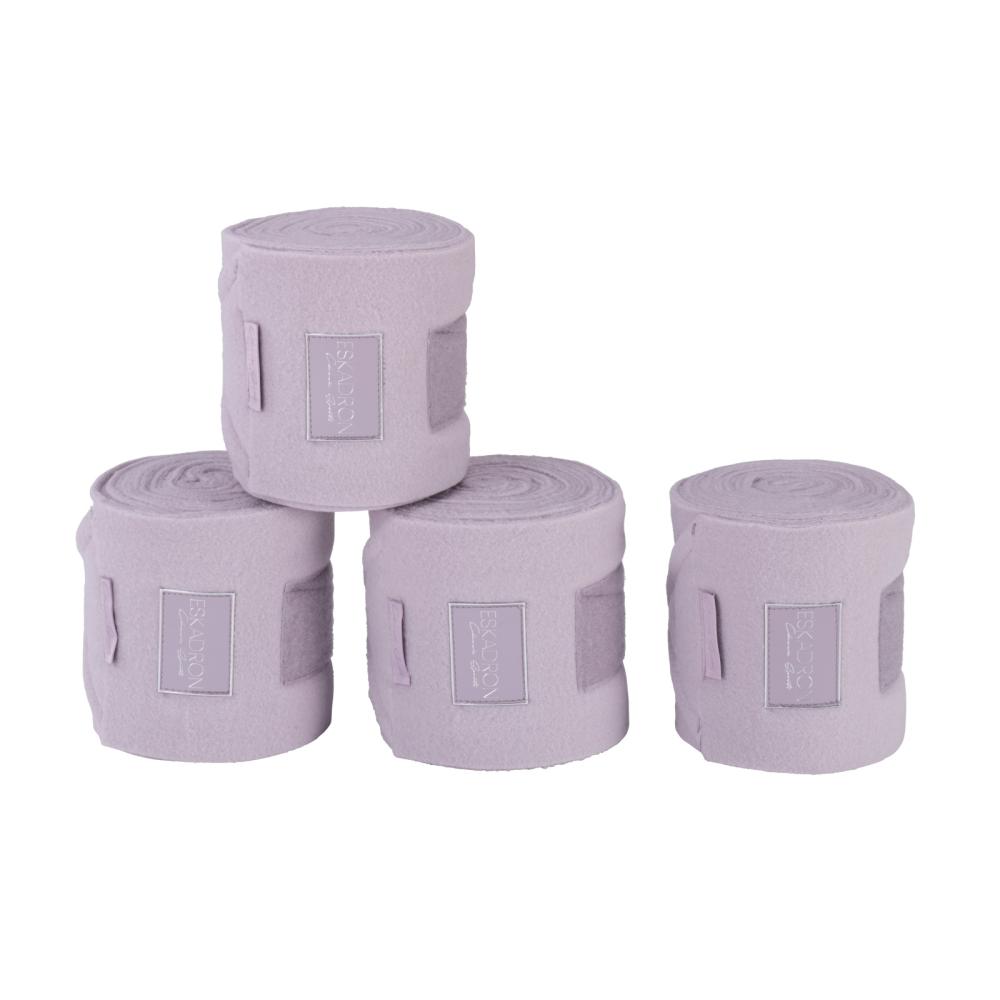 Preview: Eskadron Fleecebandagen 4er Set, Bandagen, fossil, silk purple, soft peach