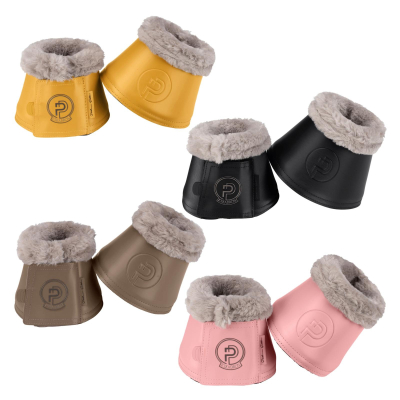 Eskadron Platinum Hufglocken, Sprungglocken " SOFTSLATE FAUX FUR " 1 Paar