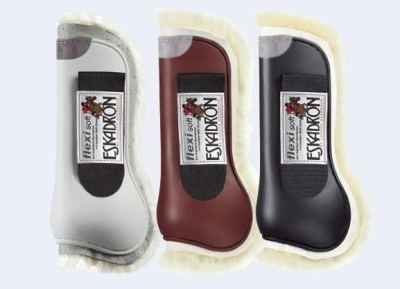 Preview: Eskadron Gamaschen " Flexisoft  Lammfell ", vorne, Warmblut