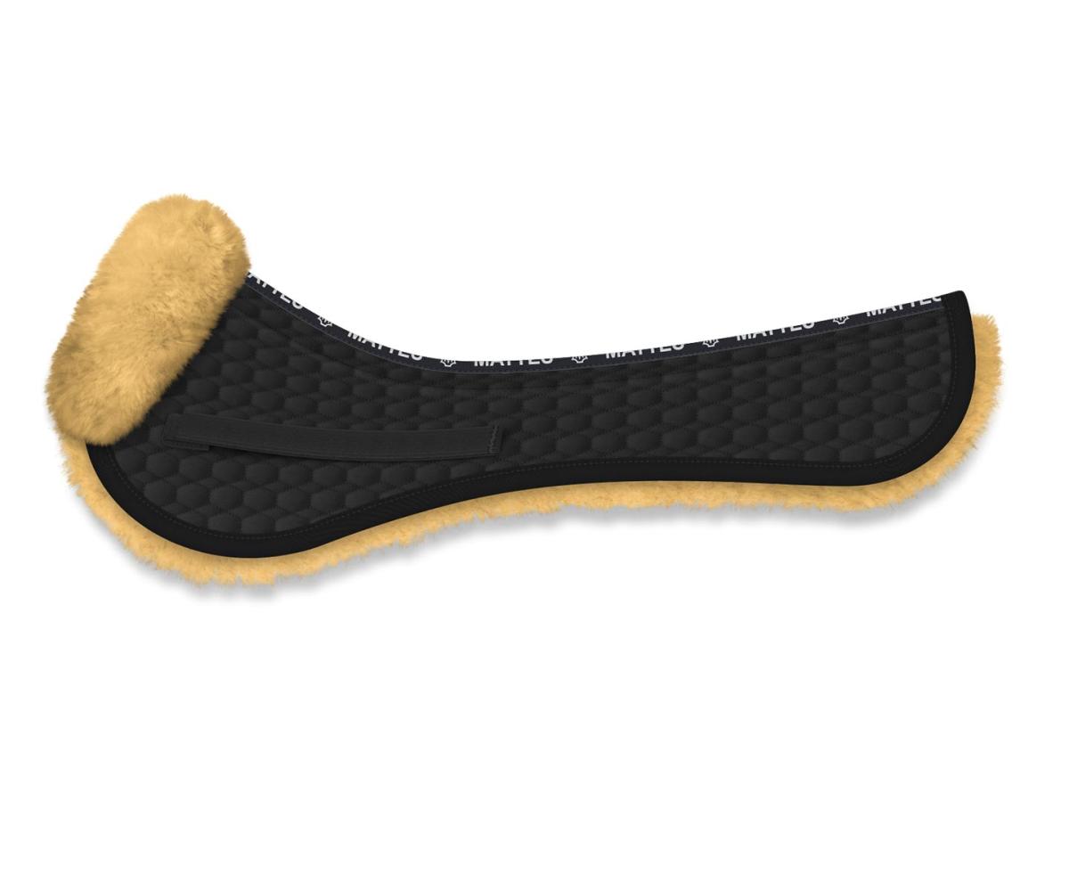 Mattes Half Pad with trim in front , skin in cushion area