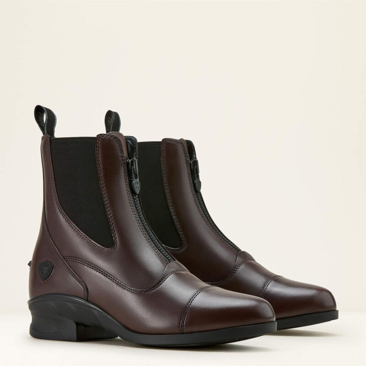 Ariat Lederreitstiefelette, Jodhpur Damenstiefelette " Heritage IV Zip Paddock "