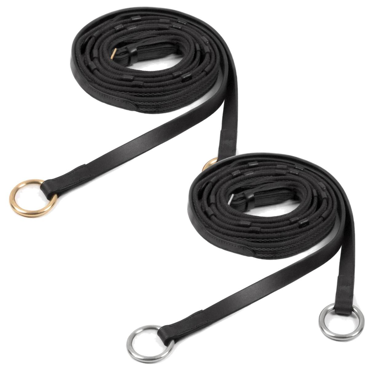 Schockemöhle Sports GRIP REINS WITH RING; RUBBER TREAT