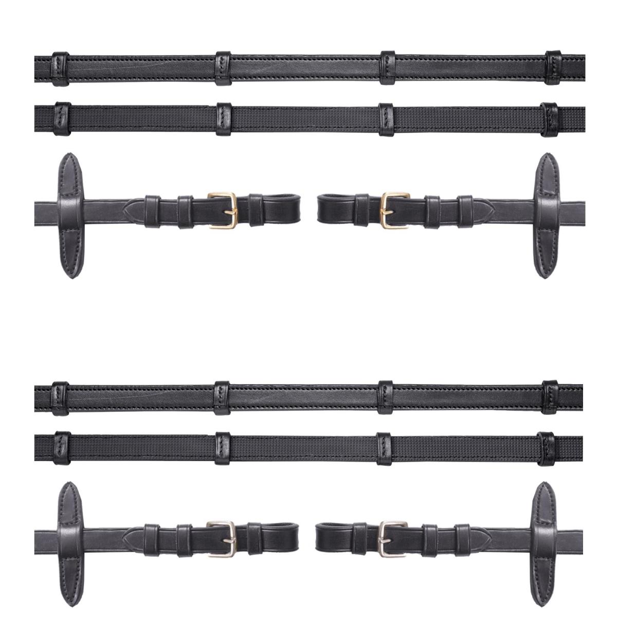 Schockemöhle Sports  TRENSENZÜGEL MIT SCHNALLE, GUMMIERT