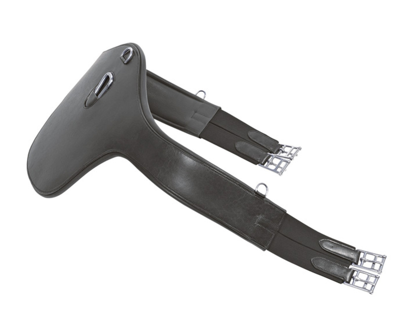 Saddle Girth " Profi Jump ", black, leather