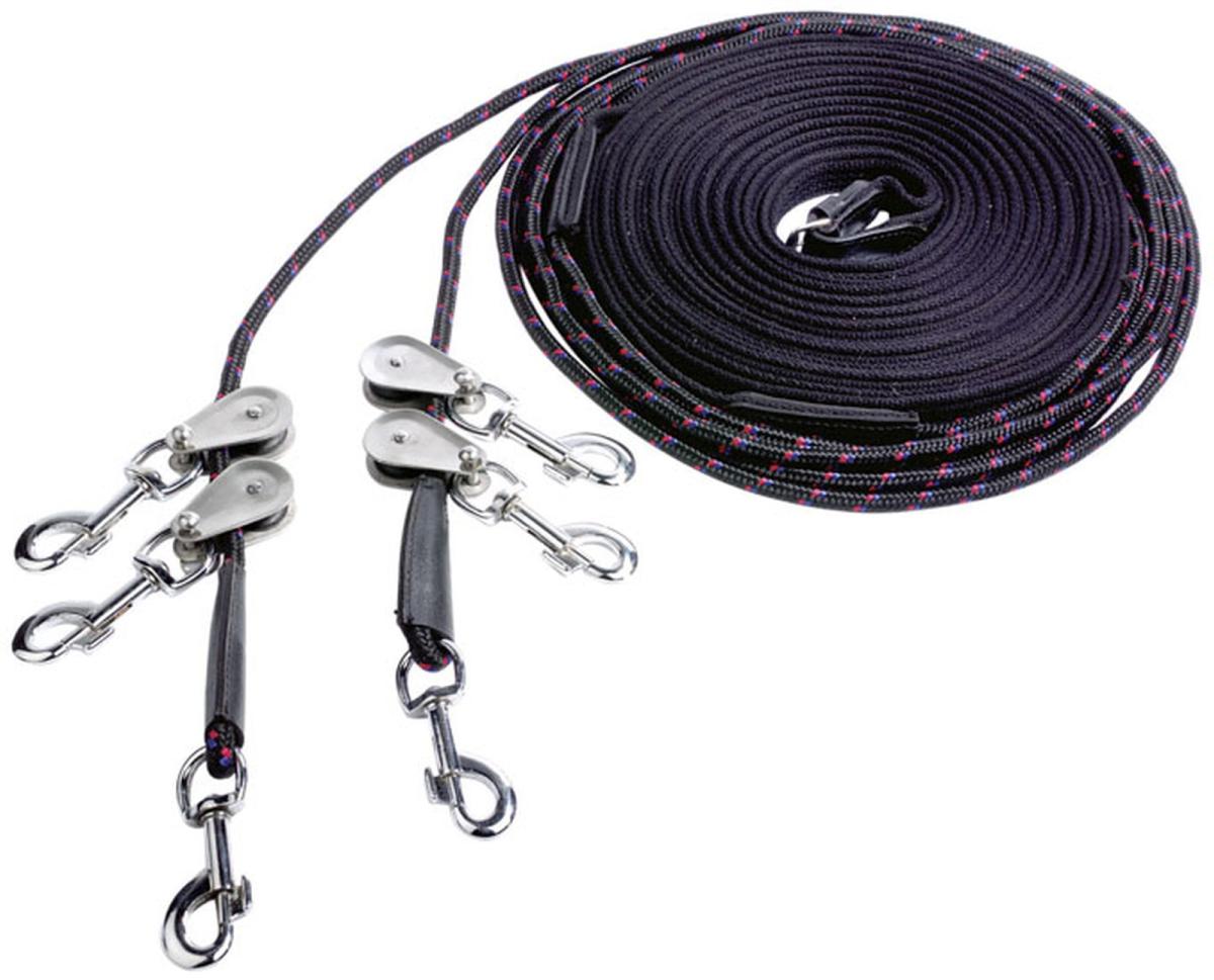 Busse Doppellonge mit Umlenkrollen, 18 Meter lang
