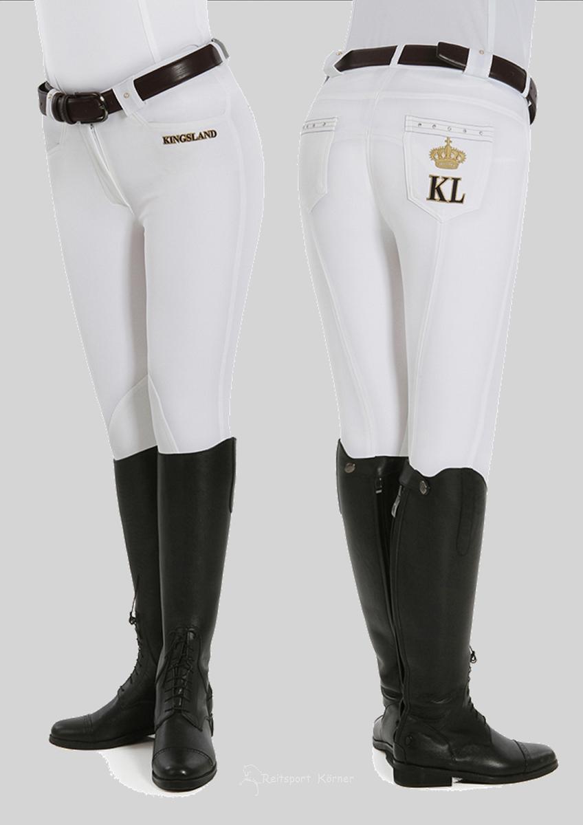 Kingsland ladies breeches " KL_KELLY " white, knee