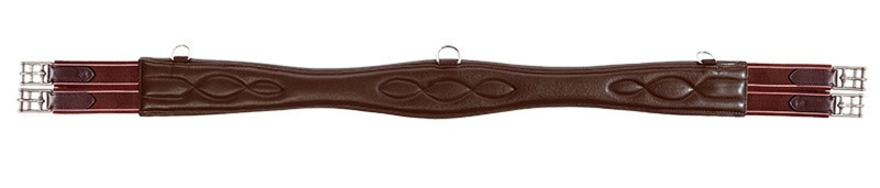 Kavalkade Soft leather girth anatomic with elastic