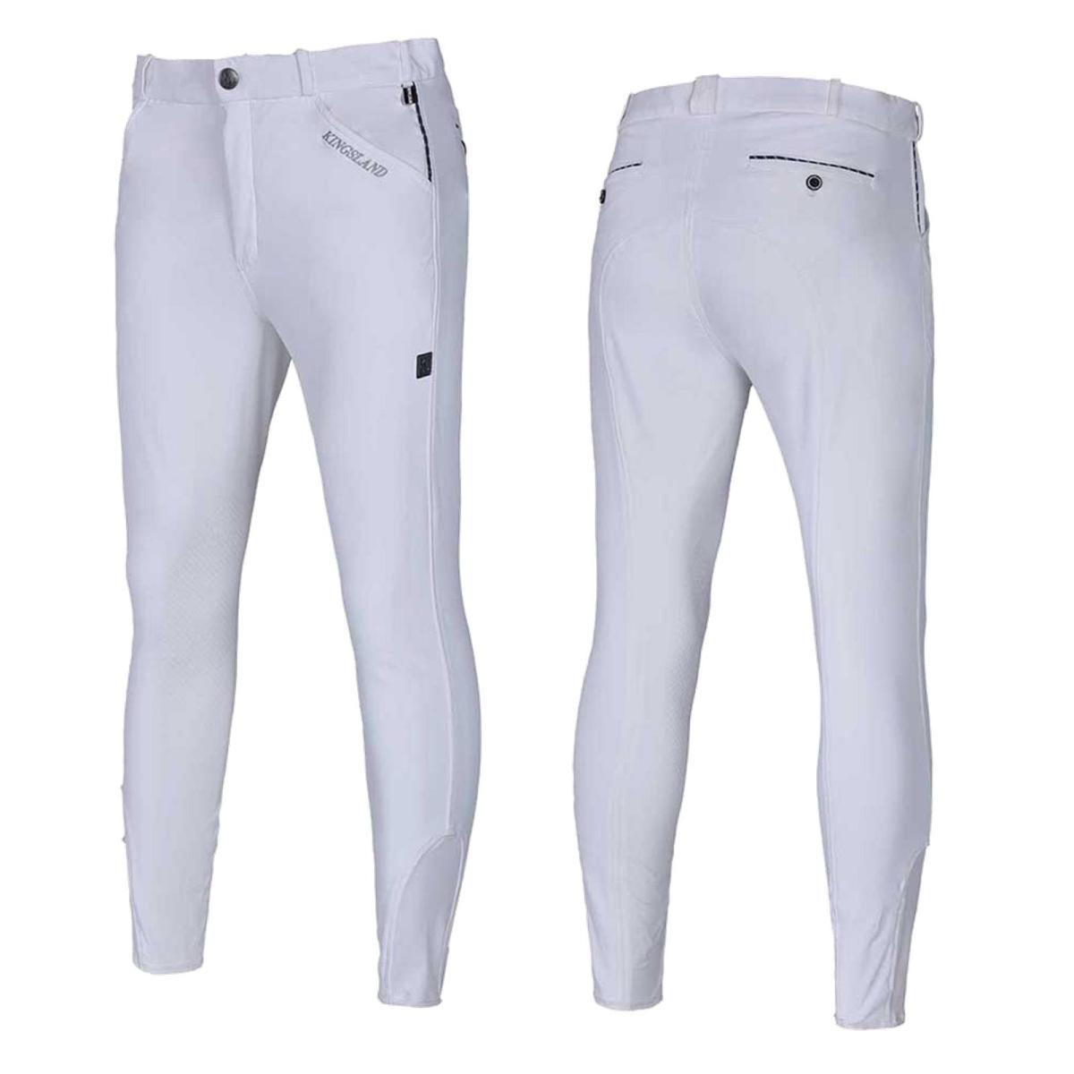 KINGSLAND Men breeches " KLkeenan " S-tec, white