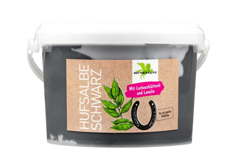 Bense & Eicke Hufsalbe mit Lorbeerblätteröl, Huffett, Hufbalsam, 5000ml Eimer