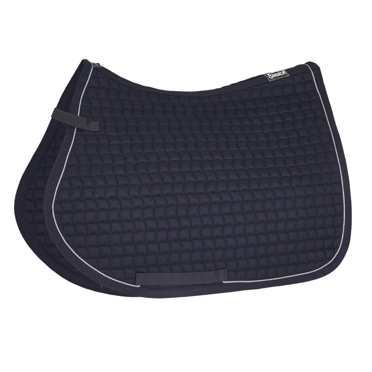 Eskadron Schabracke Cotton mit Silberbiese, blackberry, racinggreen, navy