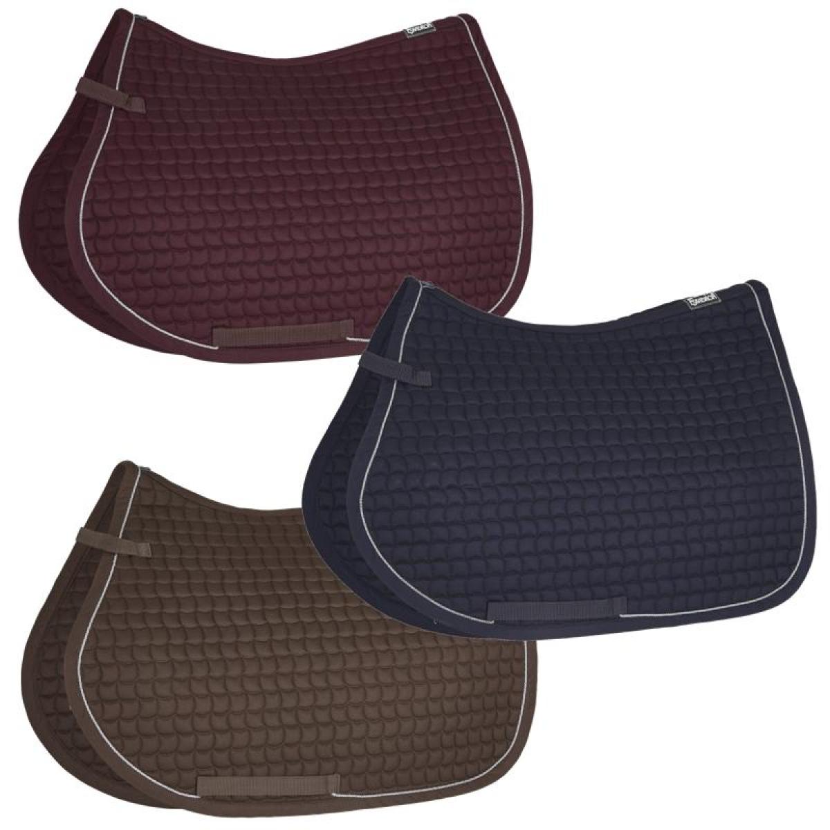 Eskadron Schabracke Cotton mit Silberbiese, blackberry, racinggreen, navy