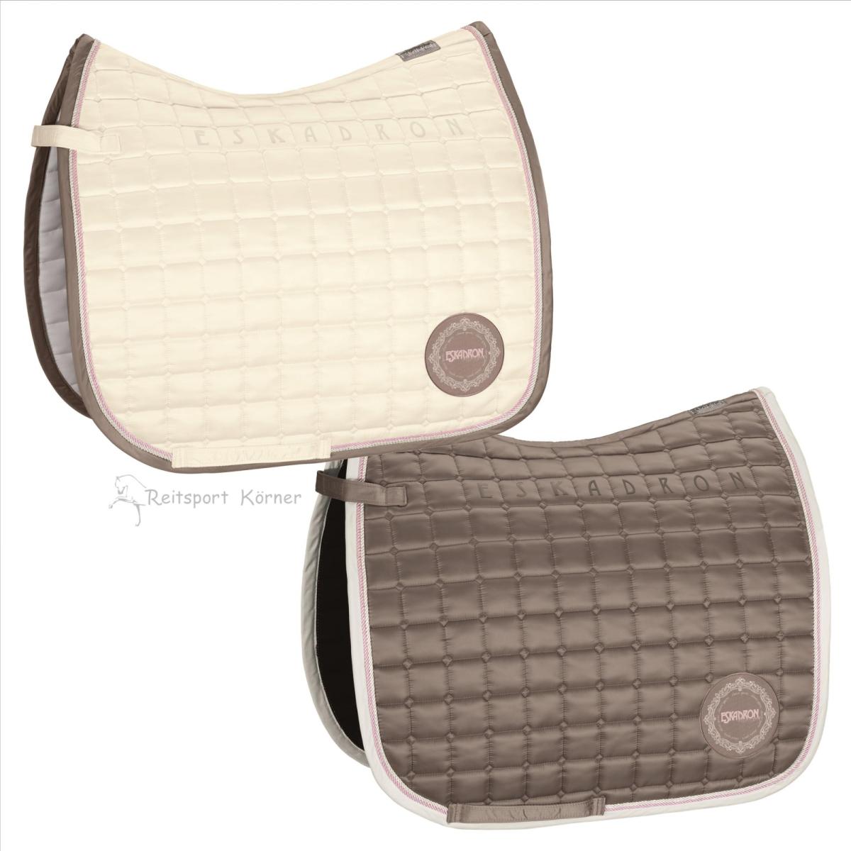 Eskadron Saddle Cloth Glossy Ornaments, chocochip, Dressage