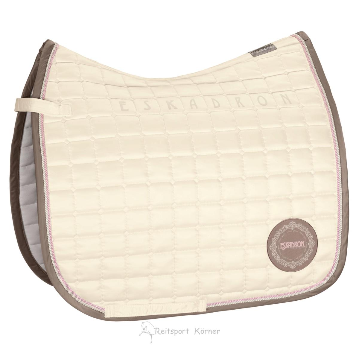 Eskadron Saddle Cloth Glossy Ornaments, chocochip, Dressage