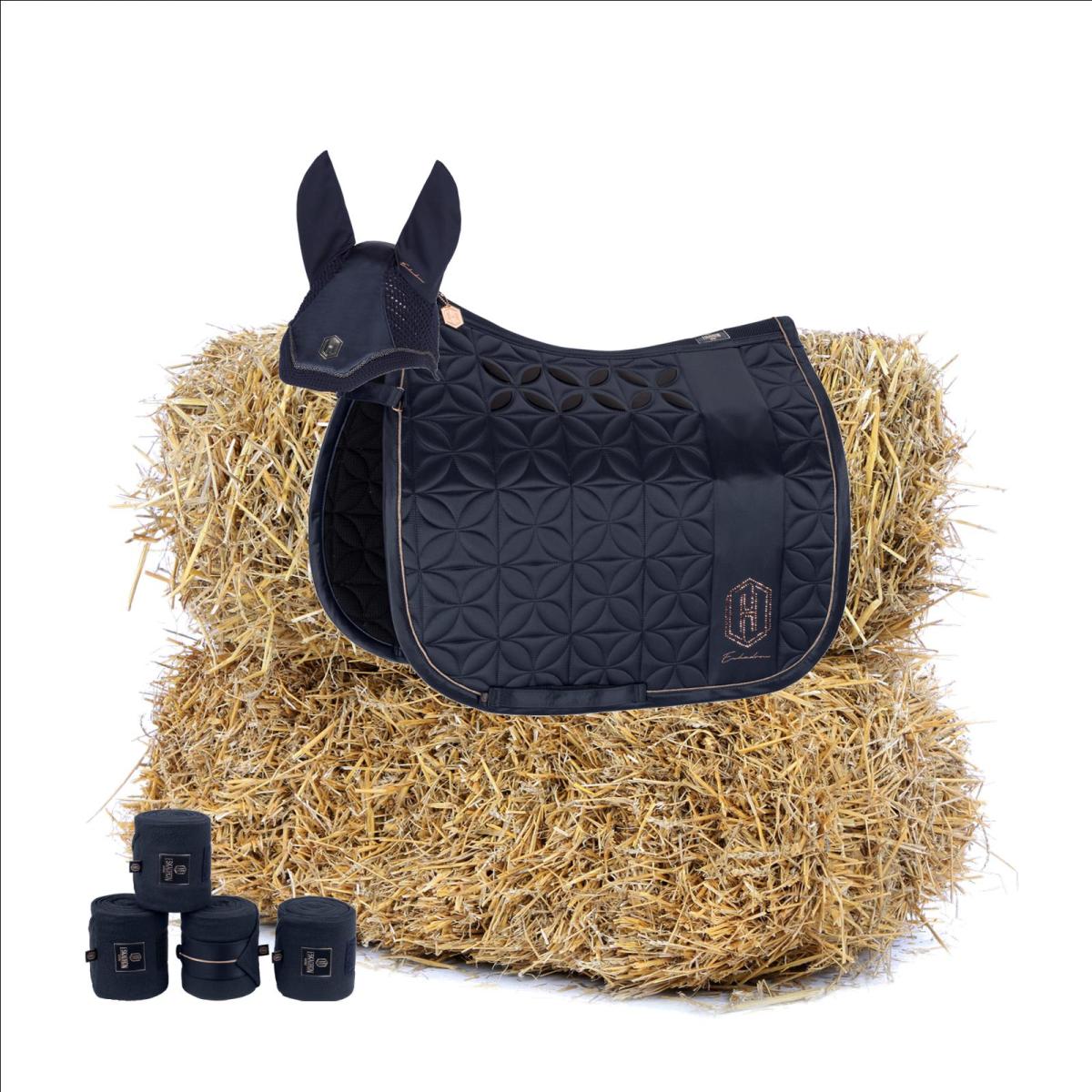 Eskadron Heritage MATTGLOSS Big Square in Set, navy,  Dressage, Full