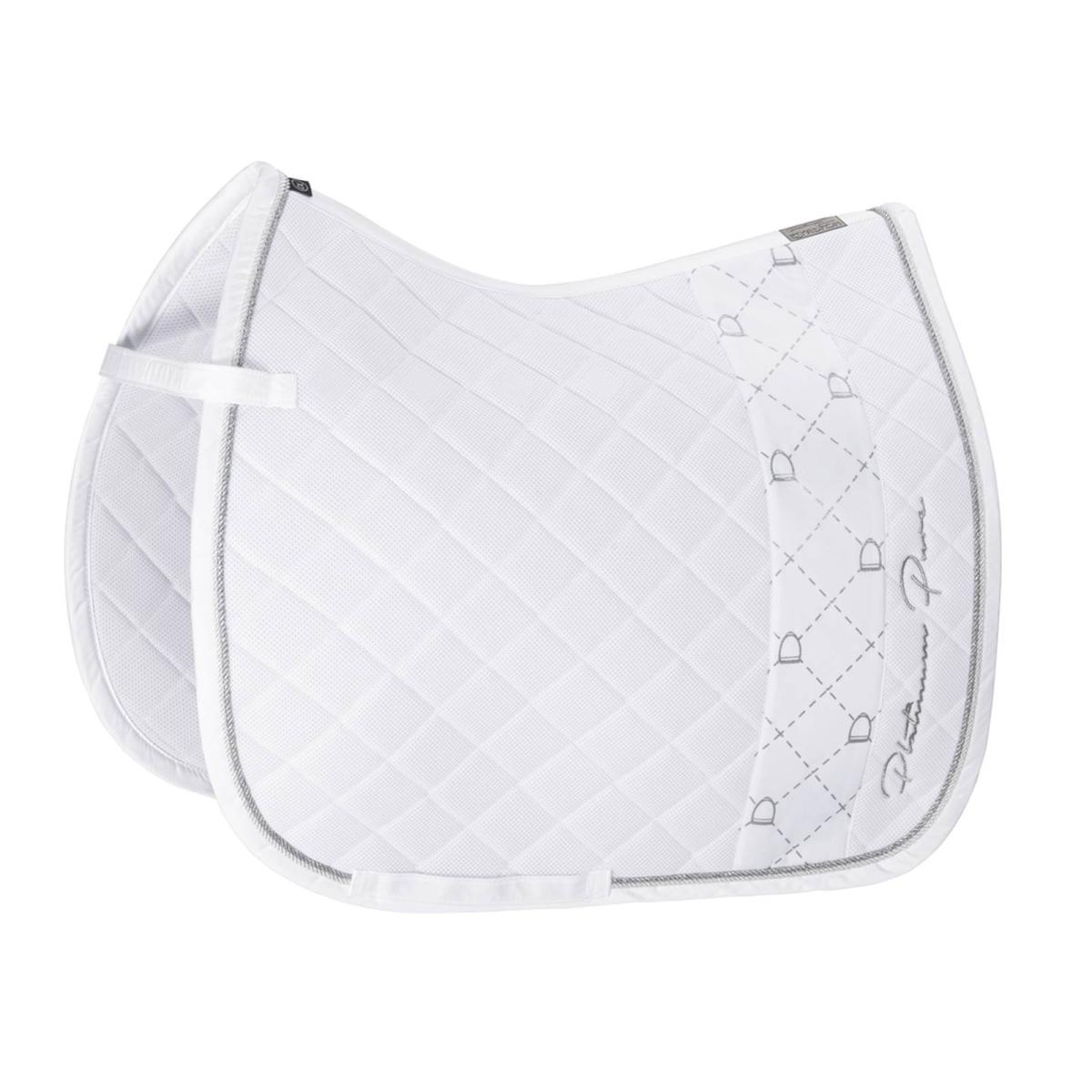 Eskadron PURE Saddle Cloth MESH STRIPE, white