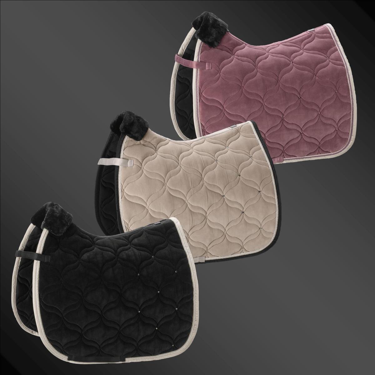 Eskadron Saddle Cloth Platinum VELVET CRYSTAL -limited edition-
