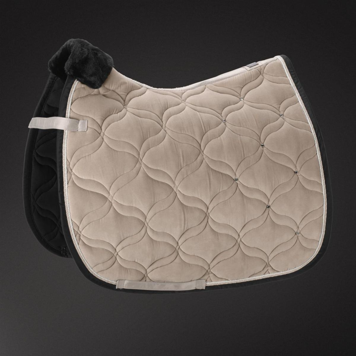 Eskadron Saddle Cloth Platinum VELVET CRYSTAL -limited edition-