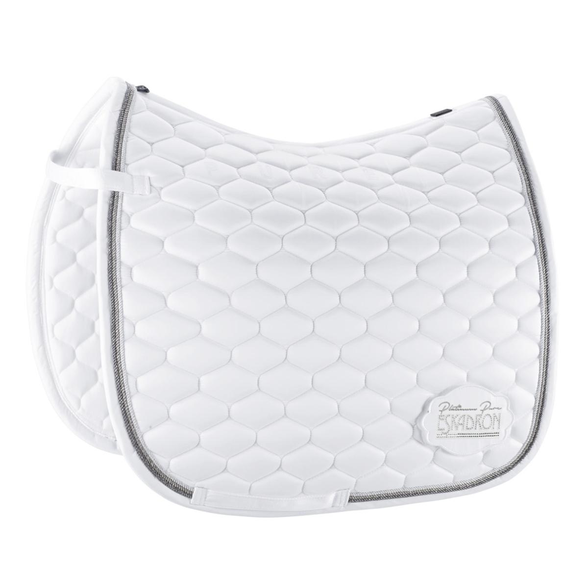 Eskadron Saddle Cloth GLOSSY CRYSTAL   " Platinum PURE "