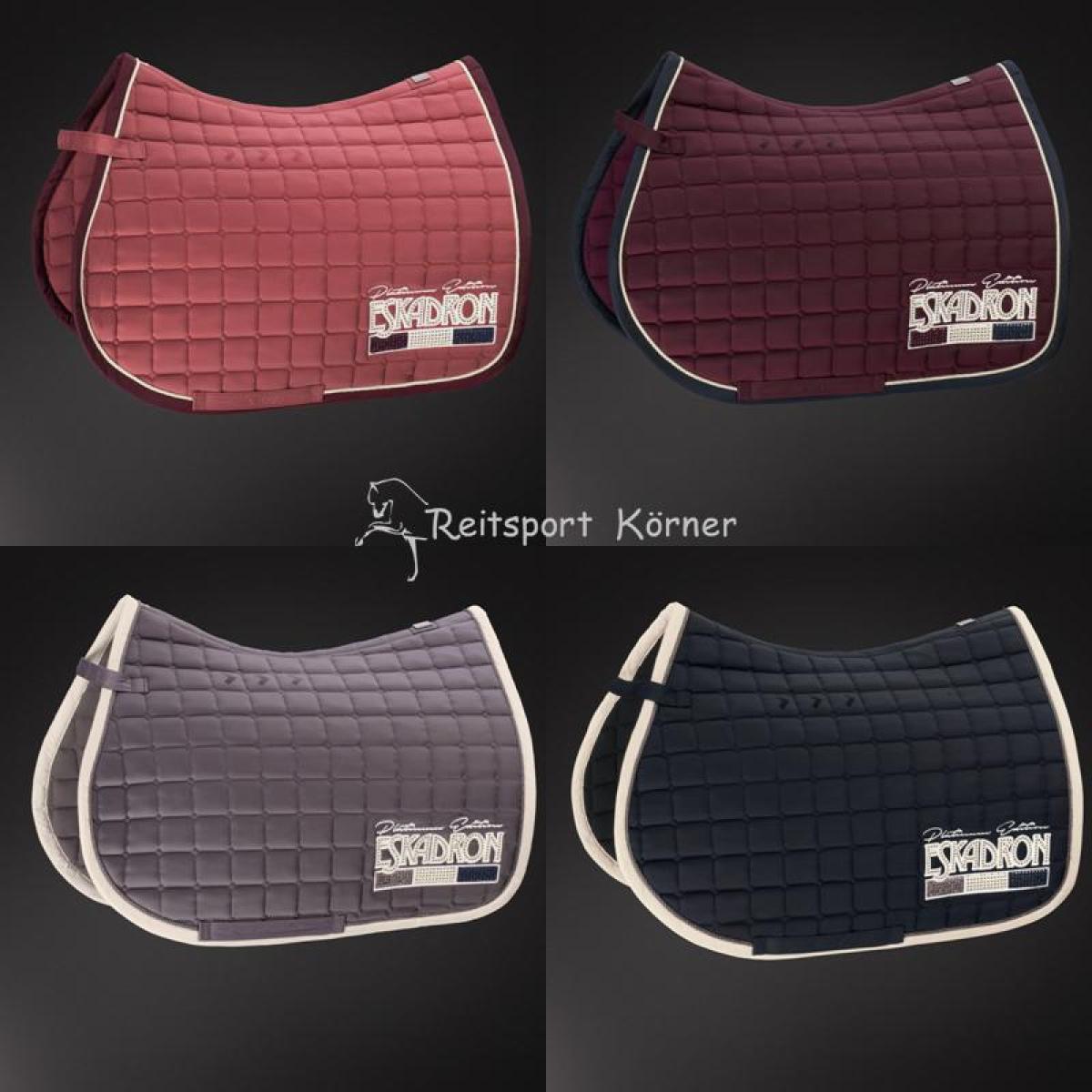 Eskadron Platinum Saddle Cloth " Glossy CRYSTAL "