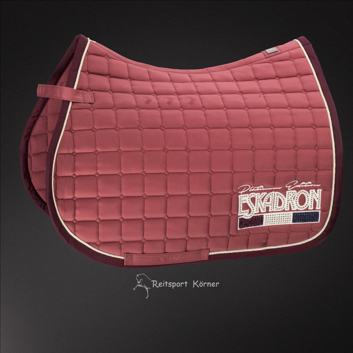 Eskadron Platinum Saddle Cloth " Glossy CRYSTAL "