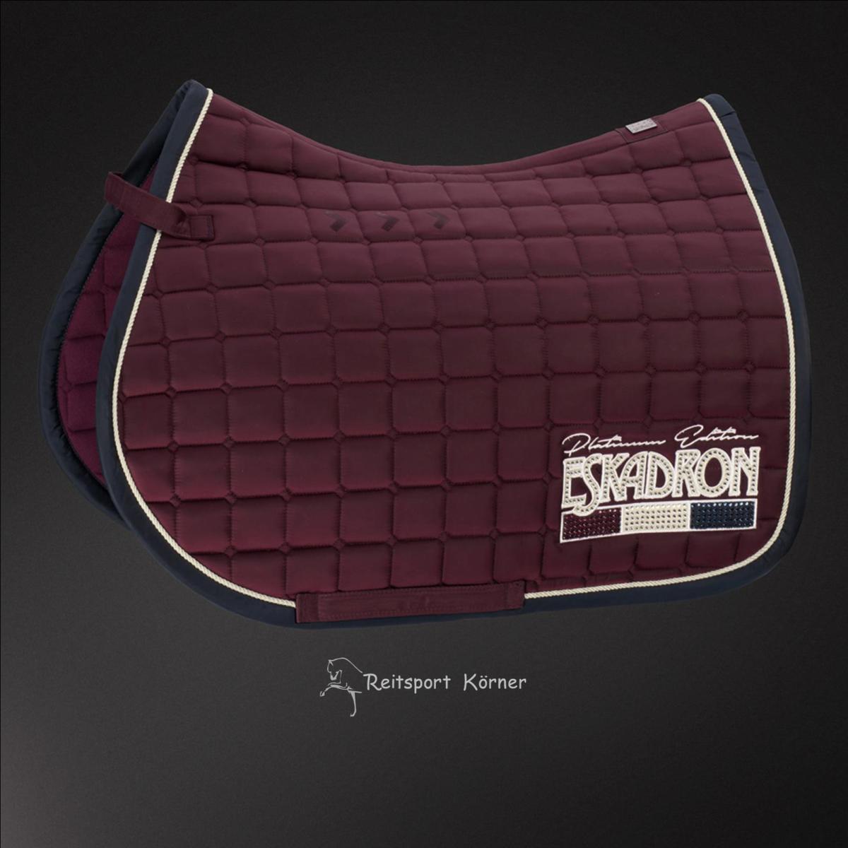Eskadron Platinum Saddle Cloth " Glossy CRYSTAL "
