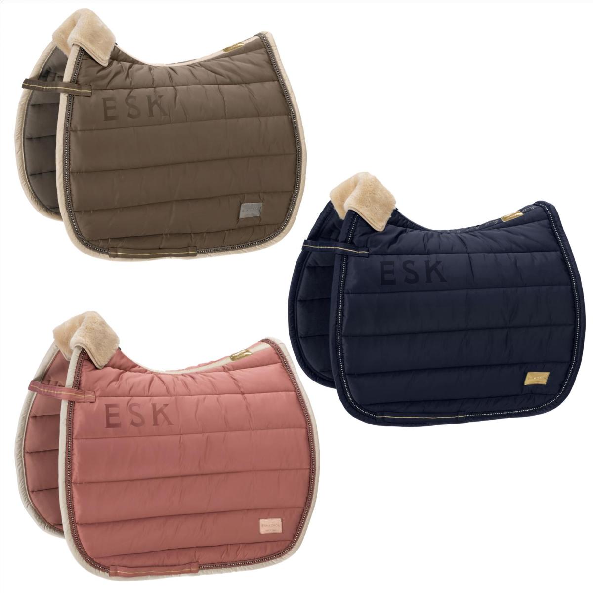 Eskadron HERITAGE Schabracke GLOSSY PAD, deeptaupe, oxfordnavy, rosewood