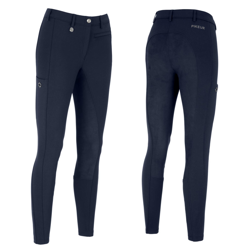 Pikeur Damenreithose " PK_NEW LUGANA " Flex Faux Leather Ganzbesatz, Reithose