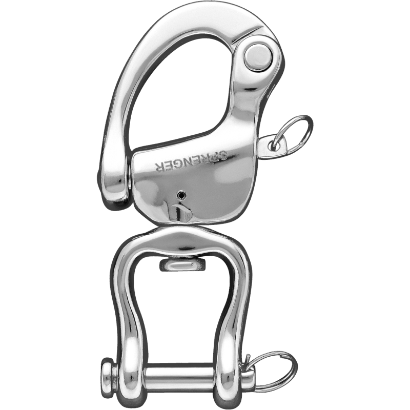 Sprenger HS-Hook for Marathon (casted) - Stainless steel, 13 mm clear width, length 90 mm