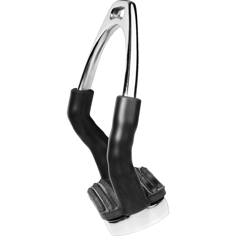 Sprenger System-4 Steigbügel - Edelstahl rostfrei, 1 Paar Gelenksteigbügel